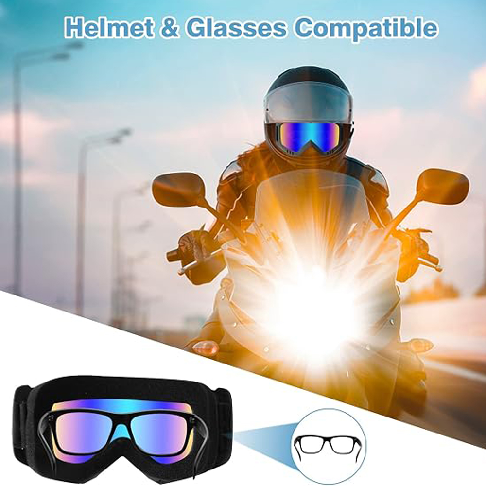Anti Pollution Mask - Motocross Goggles Layer Anti Fog Cycling